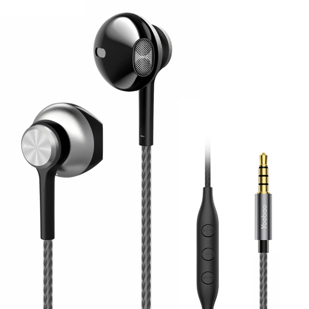 YOOBAO YBL-2 Universal 3,5 mm kablede musikhovedtelefoner Semi-in-ear høretelefoner YOOBAO YBL-2 Universal 3,5 mm kablede musikhovedtelefoner Semi-in-ear høretelefoner